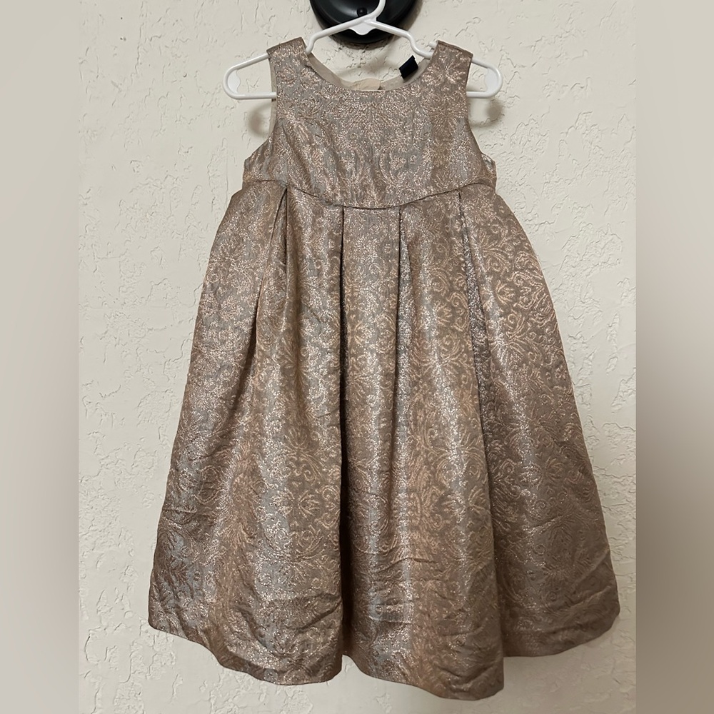 GAP Shimmering Gold Formal Kids Dress